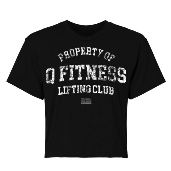 PROPERTY OF - WOMEN'S CROP T-SHIRT - $RA7N8P$ Thumbnail
