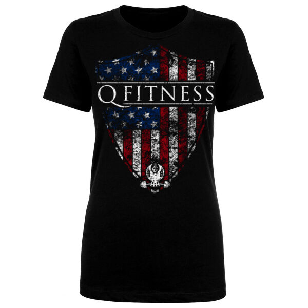 SHIELD FLAG - WOMEN'S FITTED T-SHIRT - $23JHFP$ Thumbnail