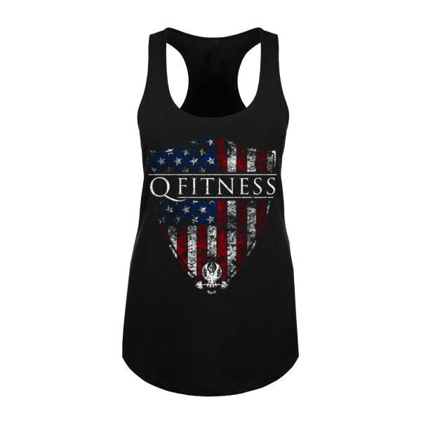 SHIELD FLAG - WOMEN'S FITTED TANK TOP - $23JHFP$ Thumbnail